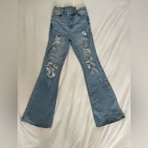 Never used high waisted flare jeans! American eagle outfitters size 2 regular.